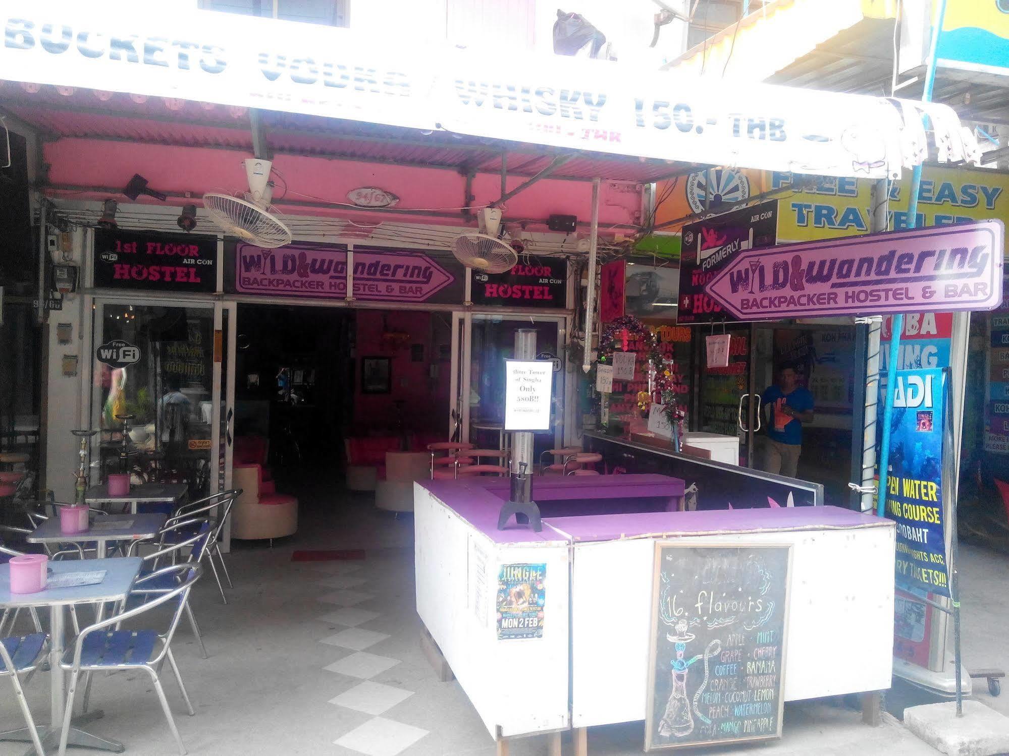Wild & Wandering Backpacker Hostel & Bar Haad Rin Ngoại thất bức ảnh